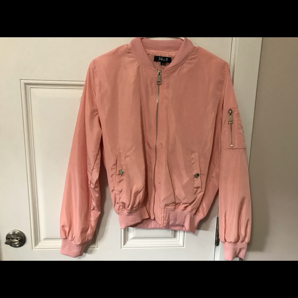 Pink bomber jacket - Picture 2 of 2